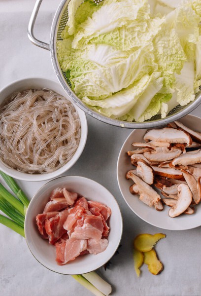 Braised Glass Noodles with Pork & Napa Cabbage 02