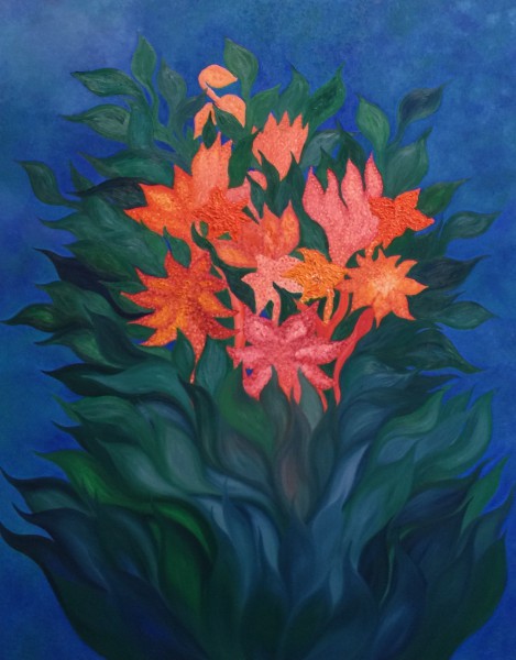 远方 布面油画 100cm x 80cm